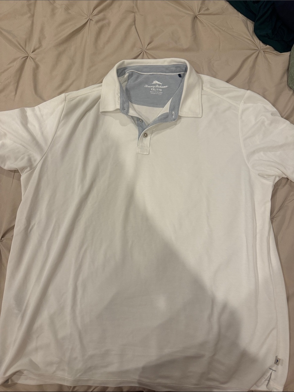 Tommy Bahama Southern Tide Men’s White Polo Shirt